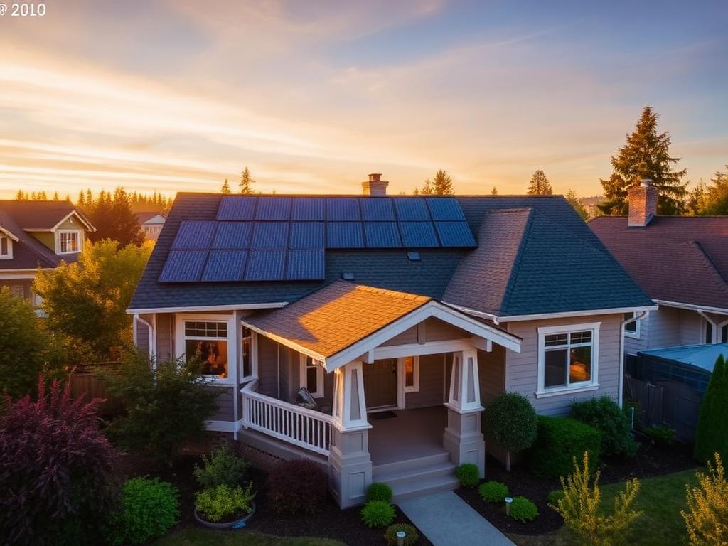 Solar installation in Portland, OR